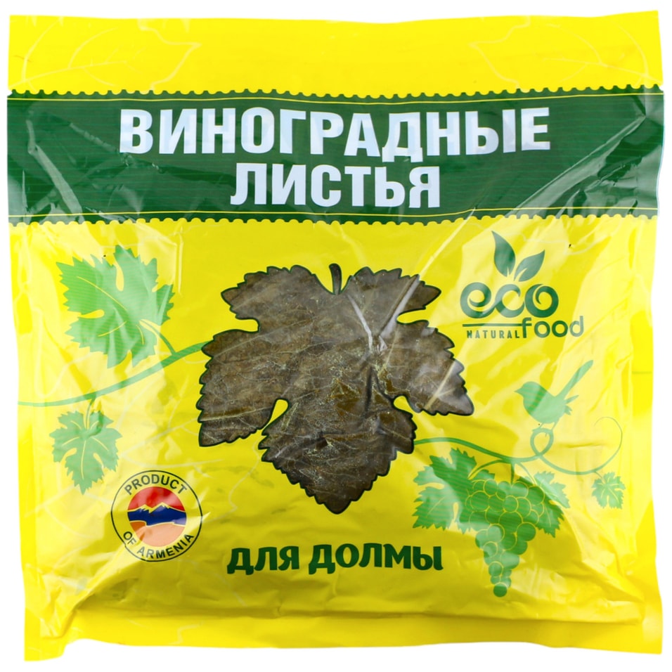 Листья EcoFood виноградные 500г - Vprok.ru Перекрёсток