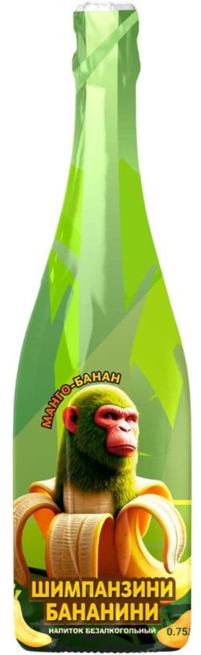 Напиток Шимпанзини Бананини Манго-Банан 750мл