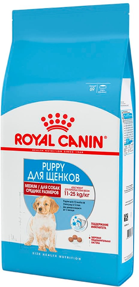 Сухой корм для щенков Royal Canin Medium Puppy для средних пород 3кг