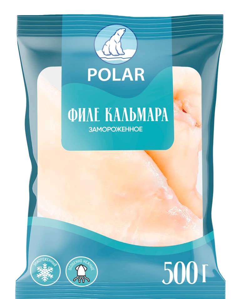 Кальмар Polar командорский филе замороженное 500г 399₽