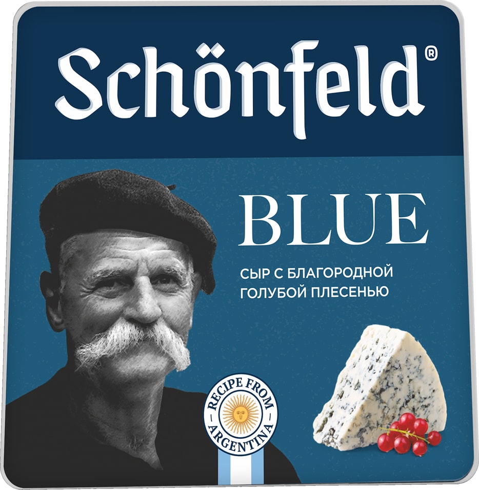 Сыр Schonfeld Blue С благородной голубой плесенью 54% 100г