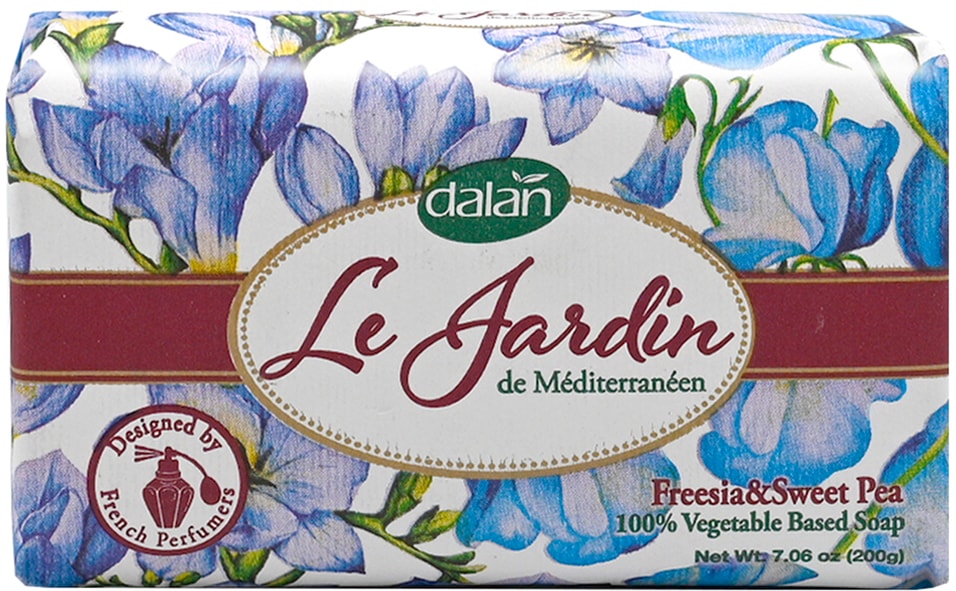 Мыло парфюмированное Dalan Le Jardin с ароматом Фрезии и душистого горошка 200г