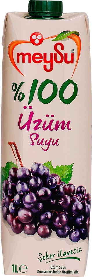 Сок Meysu 100% Виноградный 1л