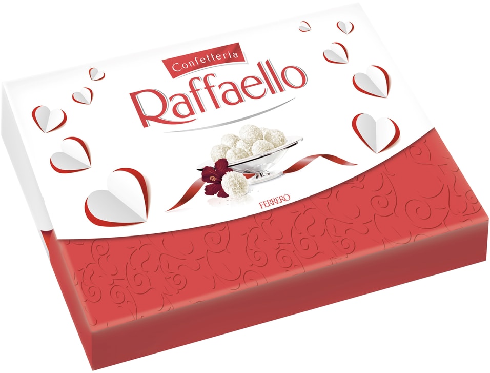 Конфеты Raffaello с цельным миндальным орехом в кокосовой обсыпке 90г 320₽