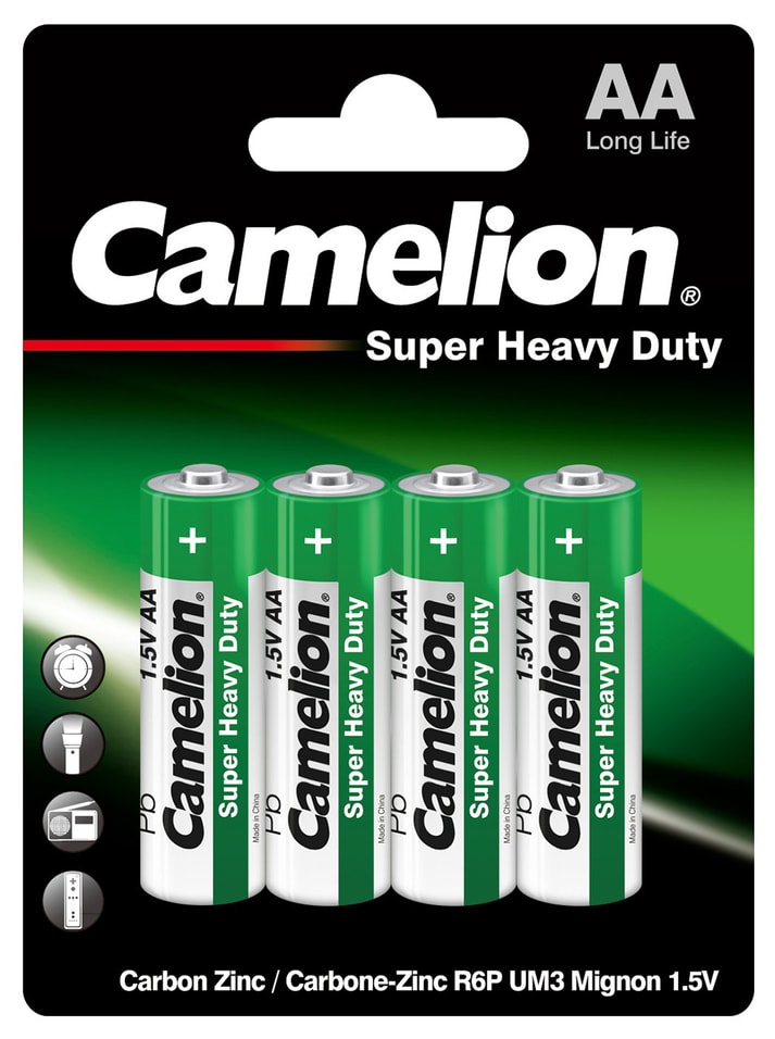 Батарейки Camelion Super heavy Duty АА 4шт от Vprok.ru
