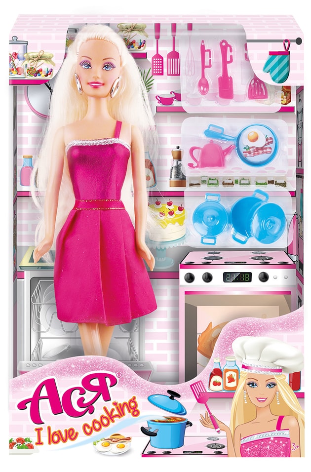 Игровой набор с куклой Toyslab Ася Я люблю готовить