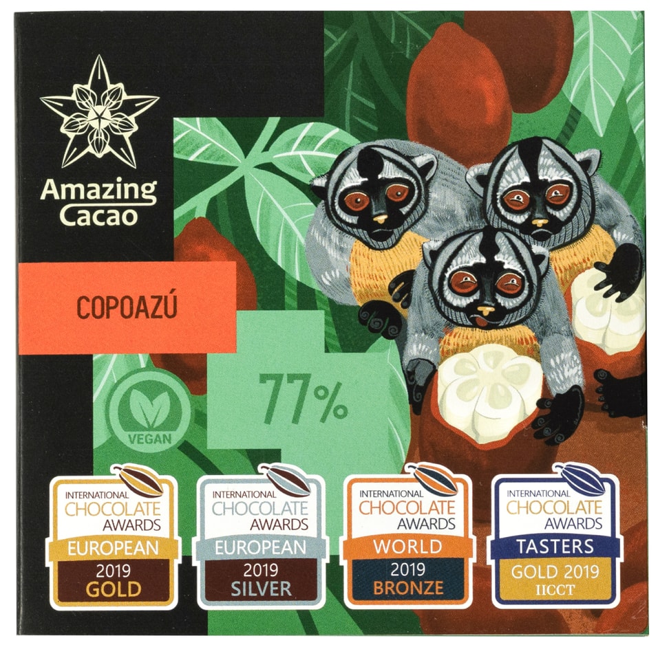 Шоколад Amazing Cacao Горький Купуасу 77% 60г