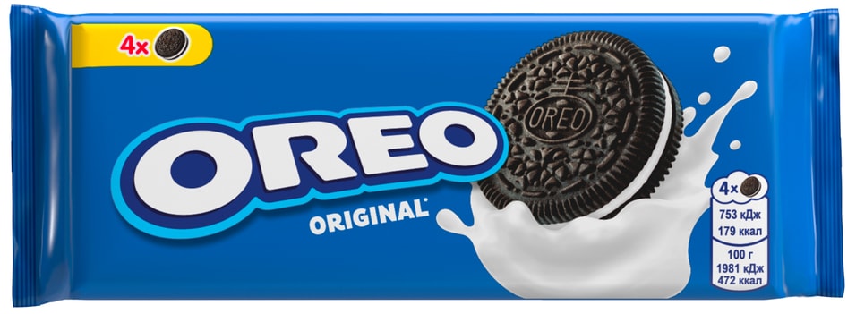 Печенье Oreo Original 38г - Vprok.ru Перекрёсток