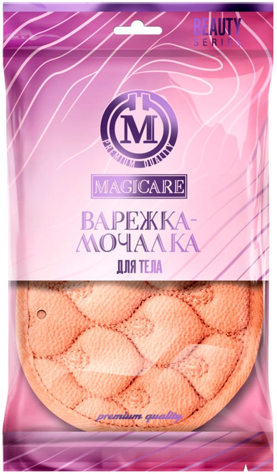 Мочалка-варежка Magicare для тела 2417см в ассортименте 301₽