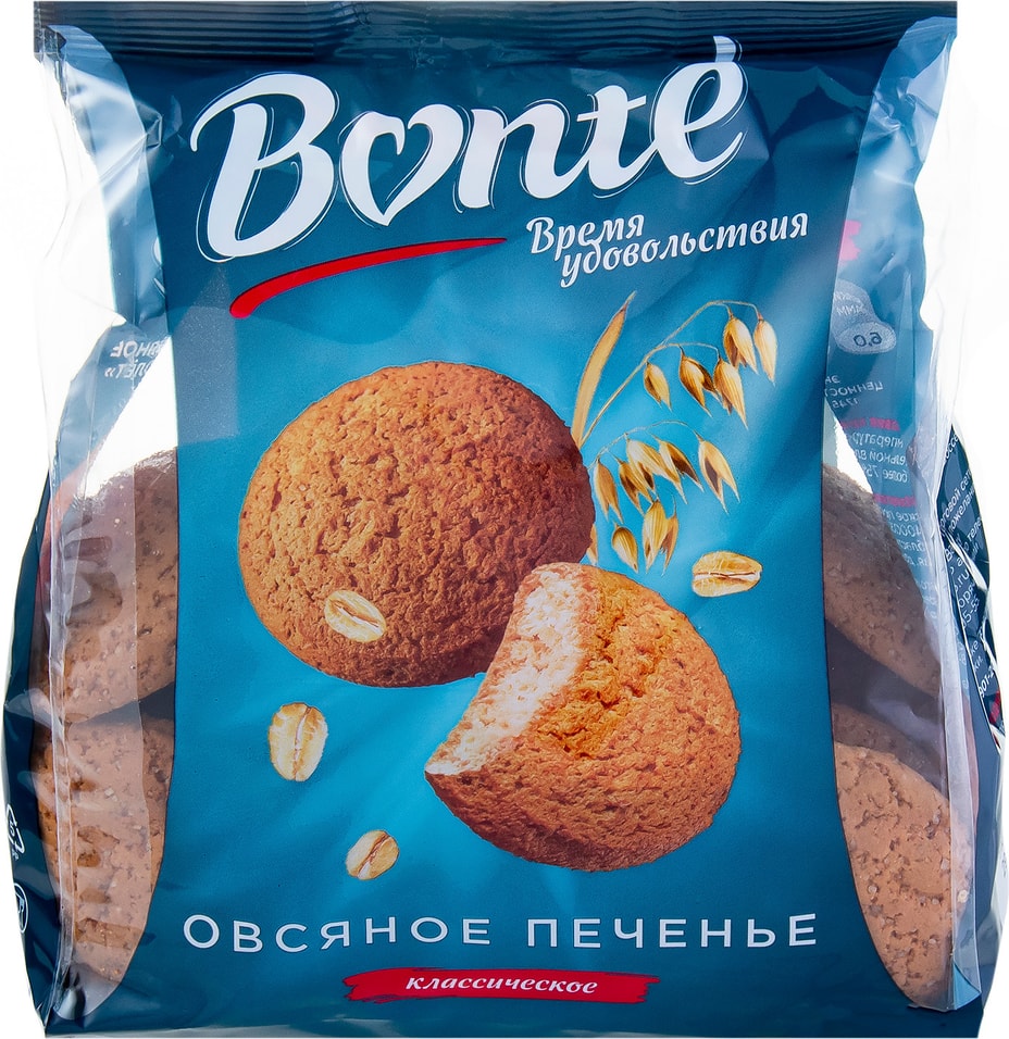 Печенье Bonte Bakery Овсяное 400г от Vprok.ru