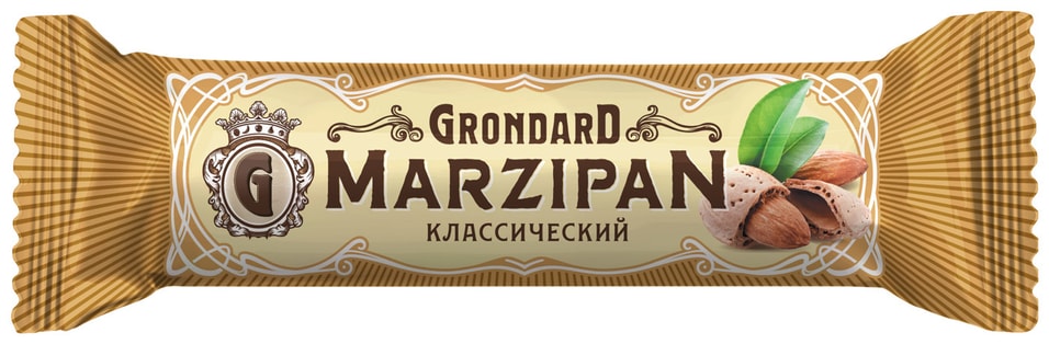 Батончик Grondard Марципановый глазированный классический 50г от Vprok.ru