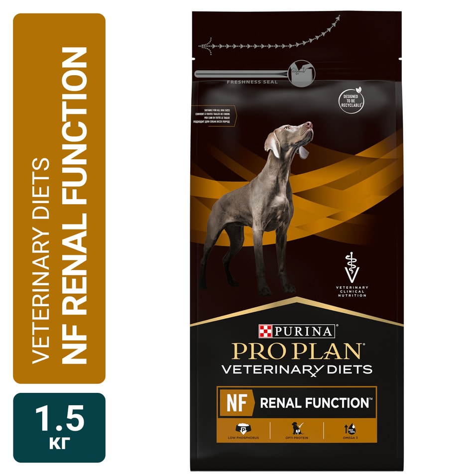 Сухой корм для собак Purina Pro Plan Veterinary Diets NF Renal Function при хронической  почечной недостаточности 1.5кг