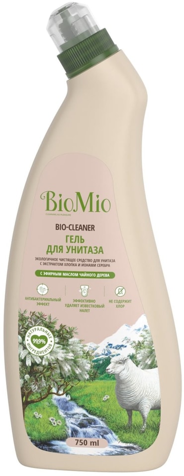 Гель для унитаза BioMio Bio-Cleaner с маслом чайного дерева 750 мл