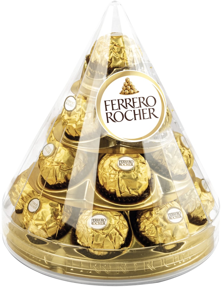 Конфеты Ferrero Rocher хрустящие из молочного шоколада 2125г 1089₽