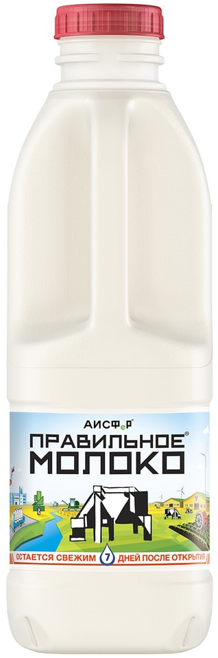 Молоко Правильное Молоко пастеризованное 3.2-4% 900мл