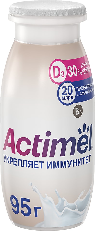 Напиток кисломолочный Actimel Сладкий 1.6% 95г
