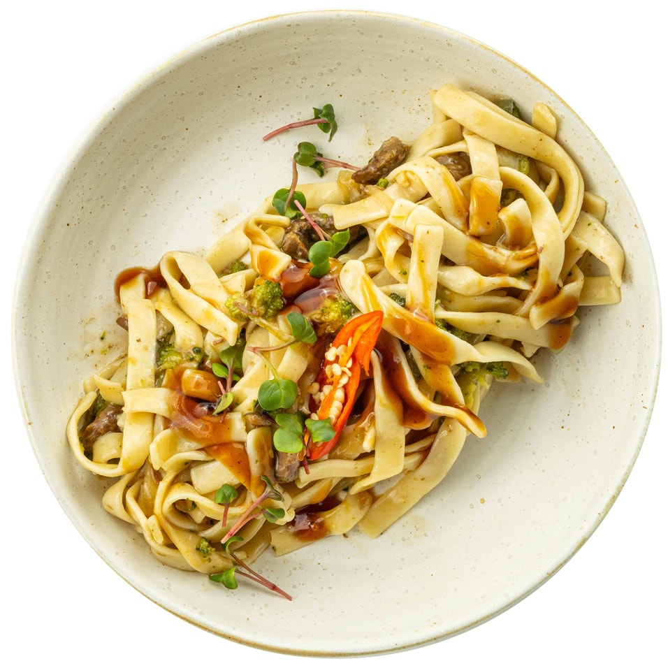 Говядина AlphaChef терияки с пастой 260гс доставкой!