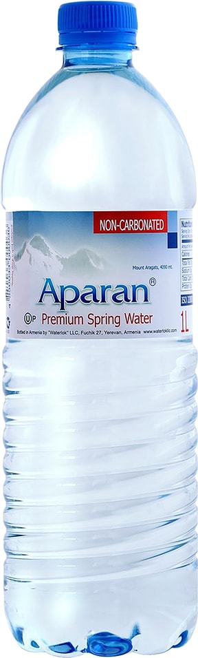 Вода Aparan Питьевая негазированная 1л