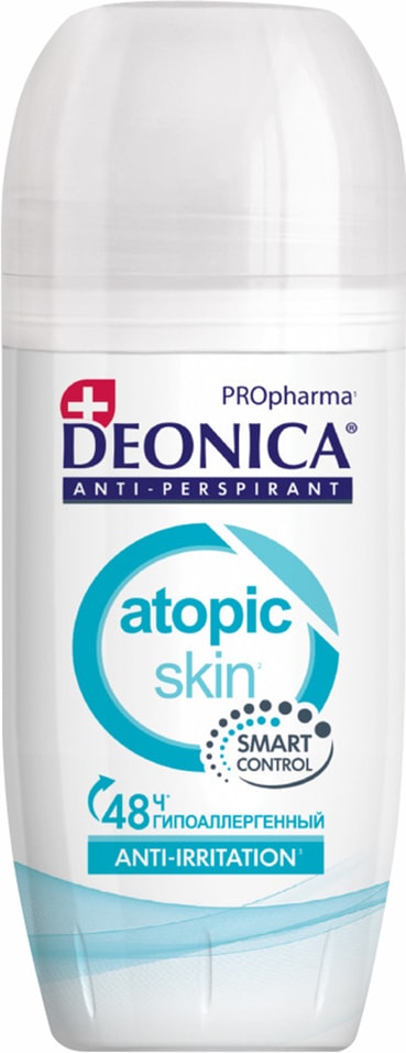 Дезодорант-антиперспирант Deonica PROpharma Atopic skin 50мл
