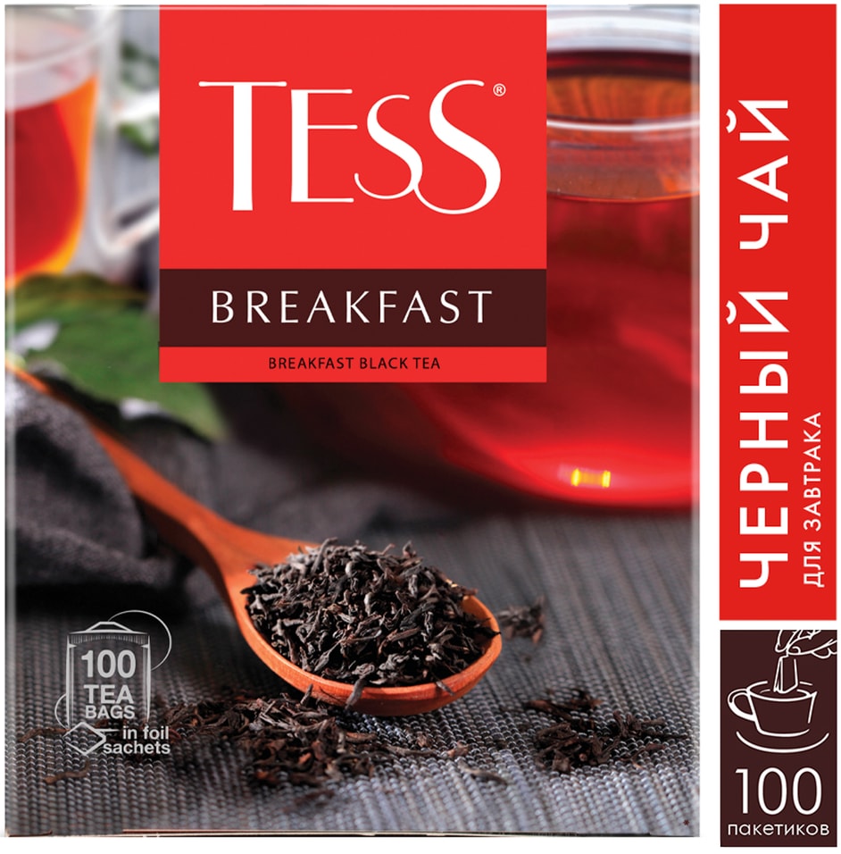 Чай черный Tess Breakfast 100*1.8г