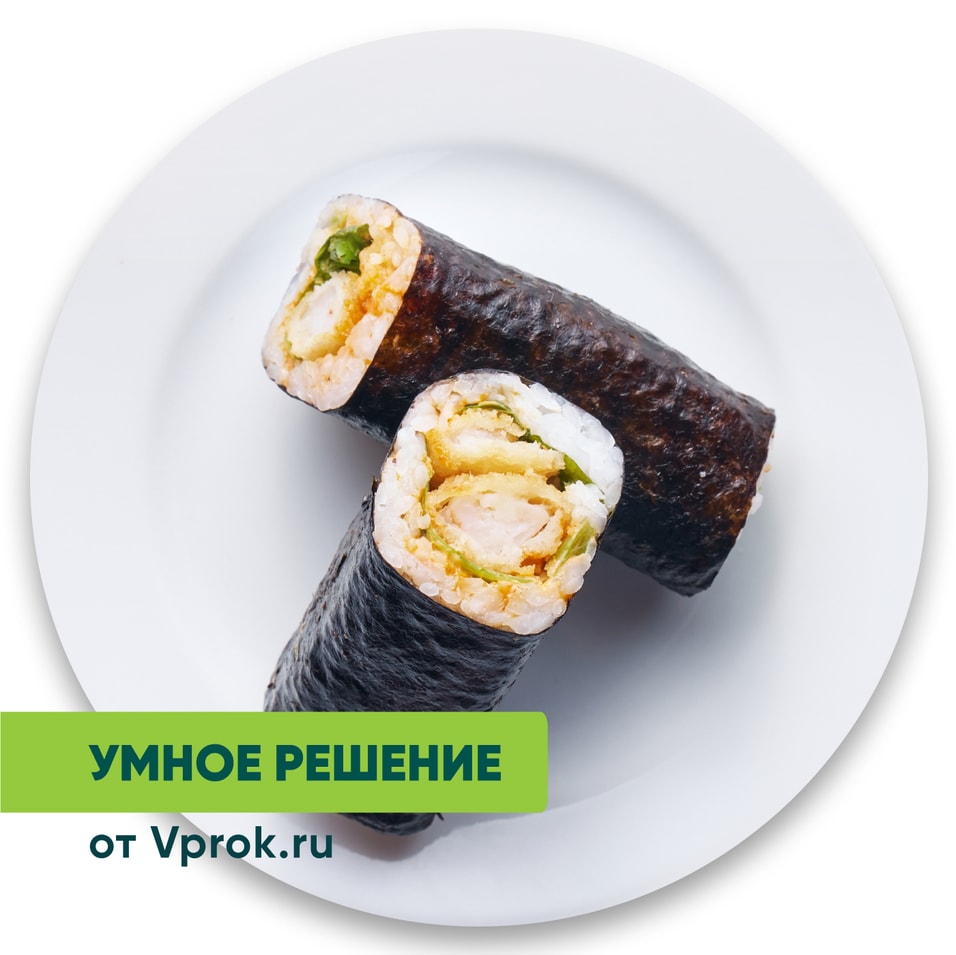 Ролл Симфония с креветкой Умное решение от Vprok.ru 180г
