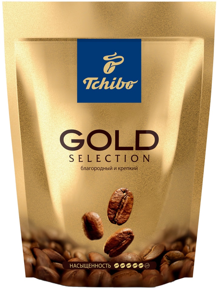 Кофе растворимый Tchibo Gold Selection натуральный сублимированный 285г от Vprok.ru