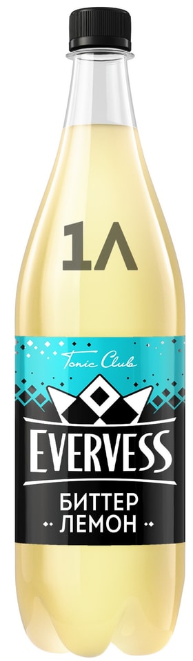 Напиток Evervess Тоник вкус Биттер Лемон 1лс доставкой!