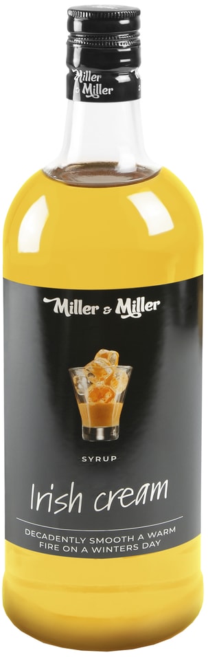 Сироп Miller&Miller десертный барный Ирландский крем 1л