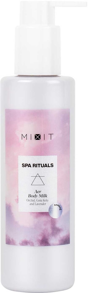 Молочко для тела MiXiT Spa Rituals Aer Body Milk Тонизирующее с экстрактами орхидеи и готу колы 200мл от Vprok.ru