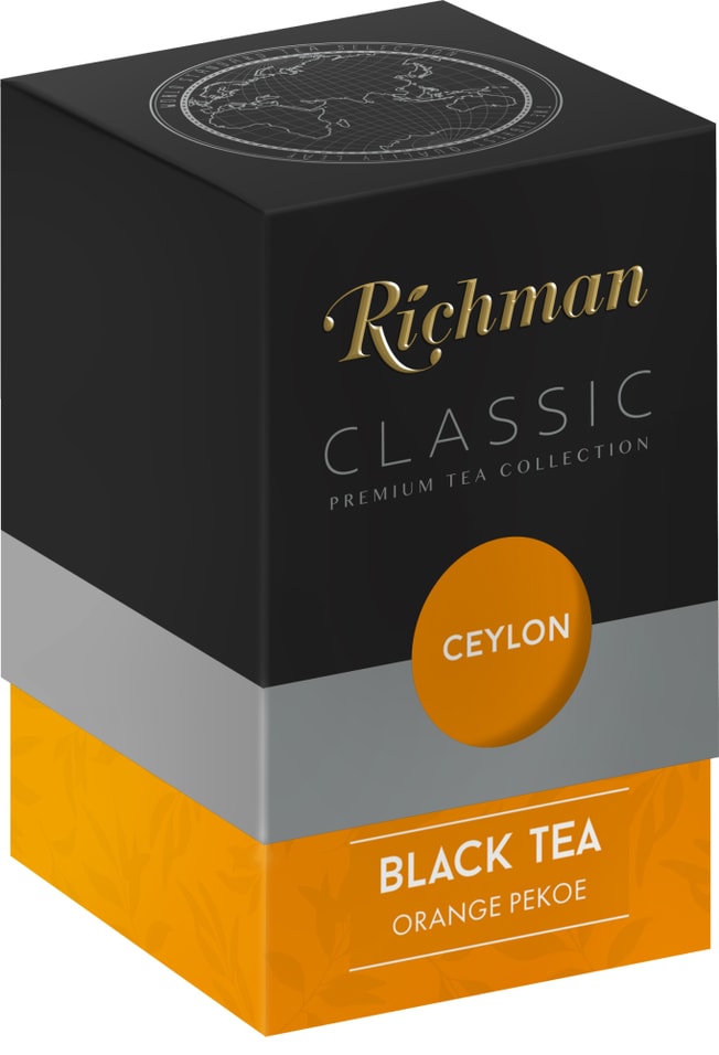 Чай черный Richman Ceylon Orange Pekoe 100гс доставкой!