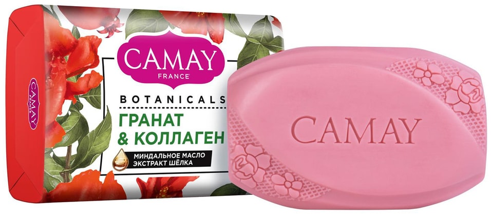 Мыло Camay Botanicals Гранат и коллаген 85г от Vprok.ru