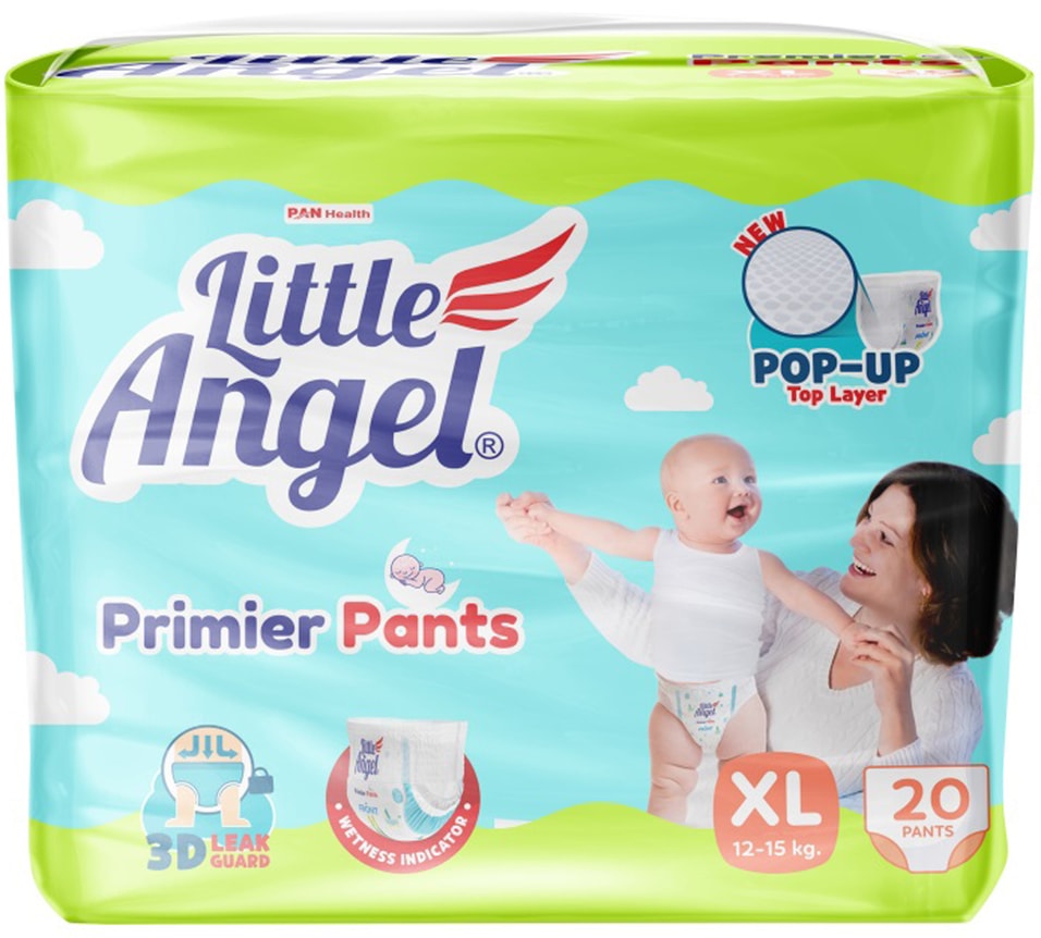 Подгузники-трусики Little Angel Premier 5 XL 11+кг 40-54см 20шт