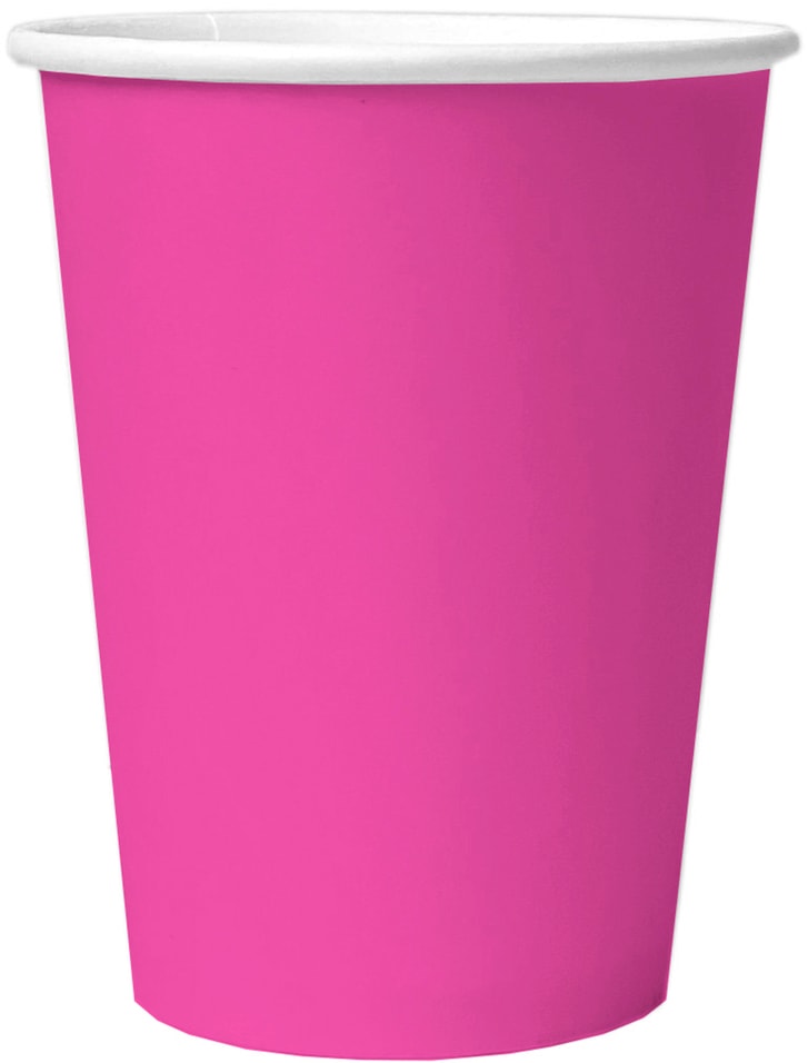 Стаканы бумажные Gratias Розовый 250мл 6шт
