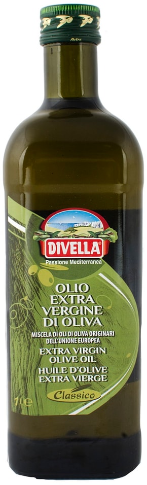Масло оливковое Divella Extra Vergine нерафинированное 1л