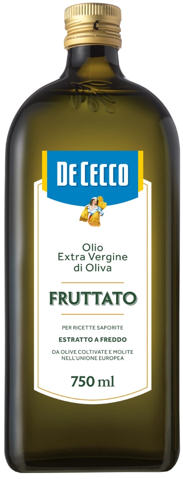 Масло оливковое De Cecco Fruttato 750мл