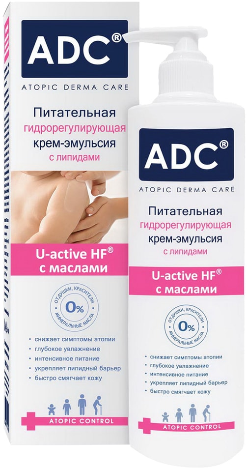 Крем-эмульсия ADC детская питательная гидрорегулирующая 200мл