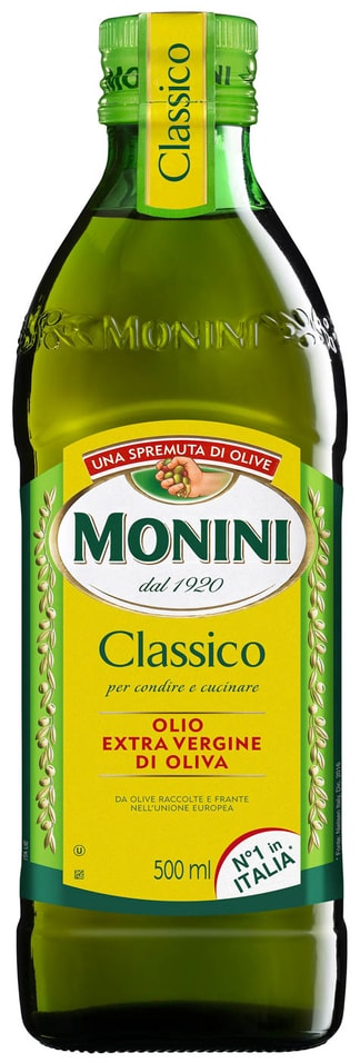 Масло оливковое Monini Classico Extra Vergine нерафинированное 500мл