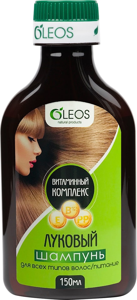 Шампунь для волос Oleos луковый с витаминным комплексом 150мл