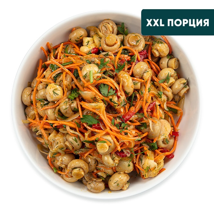 Шампиньоны Fresh Secret маринованные по-корейски 1кг