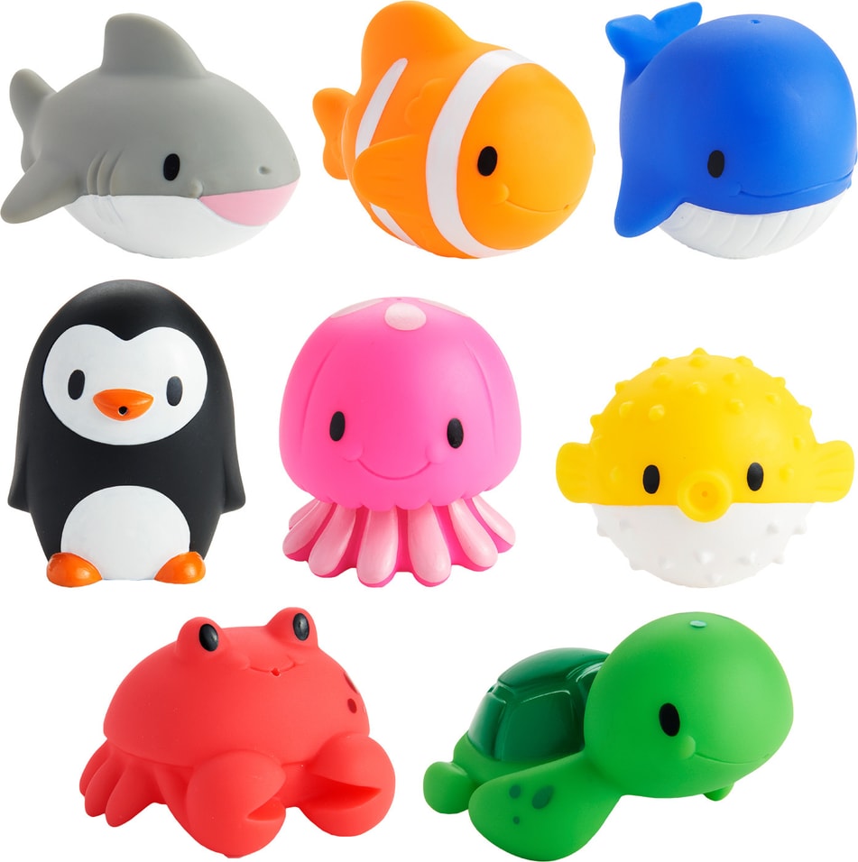 Игрушки для ванны Munchkin Ocean Морские животные 9+ 8шт