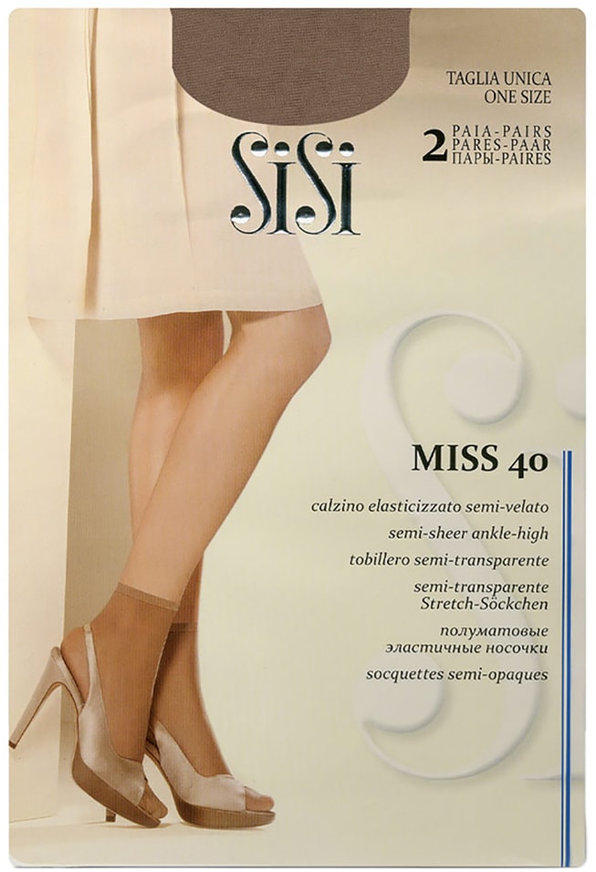 Носки Sisi Miss New 40 Miele Легкий загар 2 пары