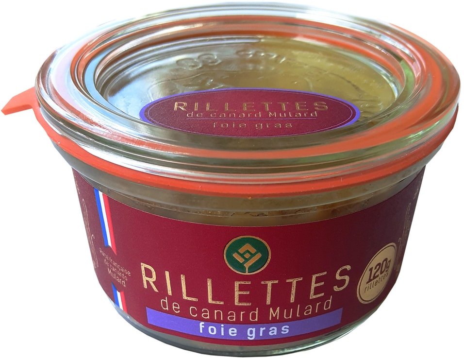 Риет Галерея вкуса из мяса утки с фуа-гра 120г