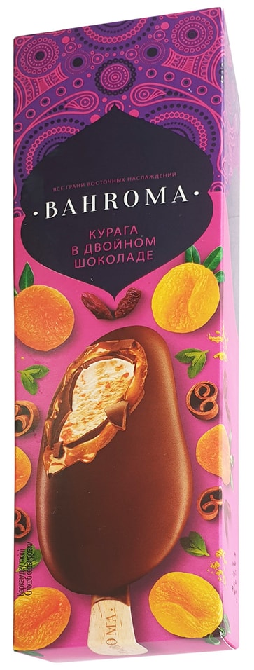 Отзывы о Мороженом Bahroma Курага в двойном шоколаде 75г Отзывы о Мороженом Bahroma Курага в двойном шоколаде 75г
