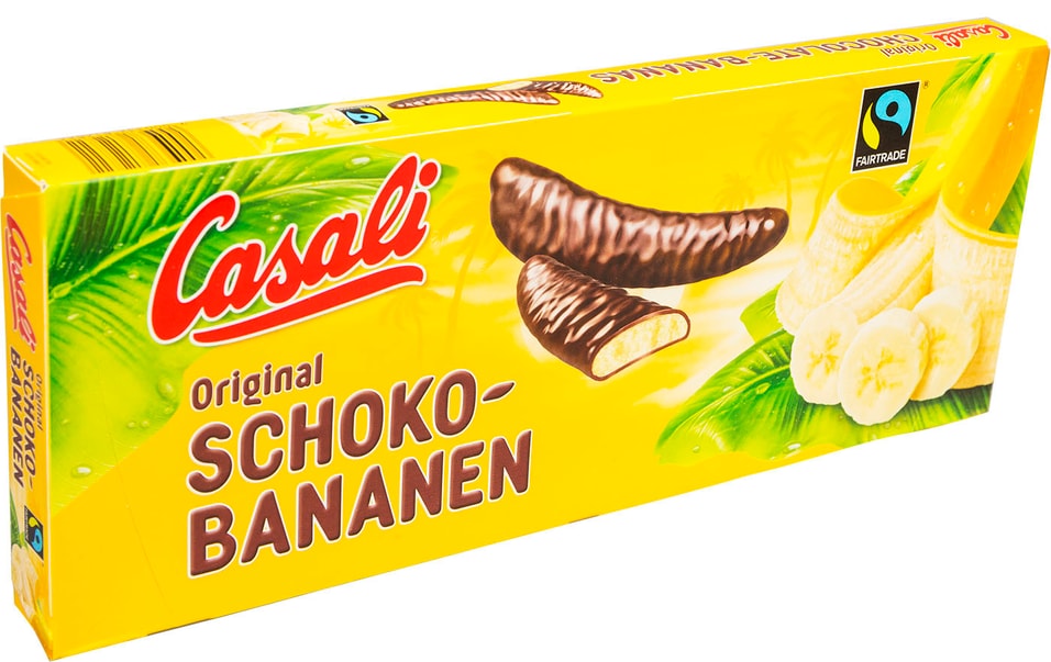 Суфле Casali Банановое в шоколаде 300г