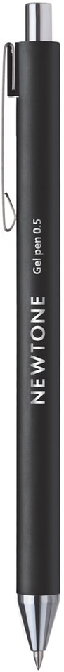 Набор ручек Hatber Newtone чернила fast dry автоматические гелевые черные 0.5мм 12шт