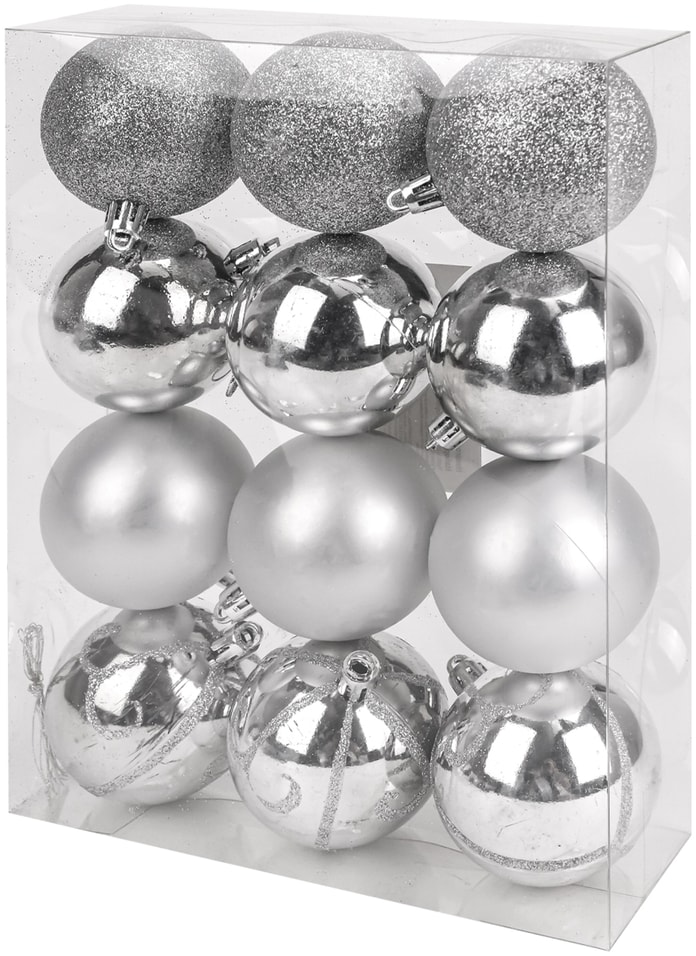 Набор елочных шаров Miland Чудеса 12шт6смс доставкой 132₽