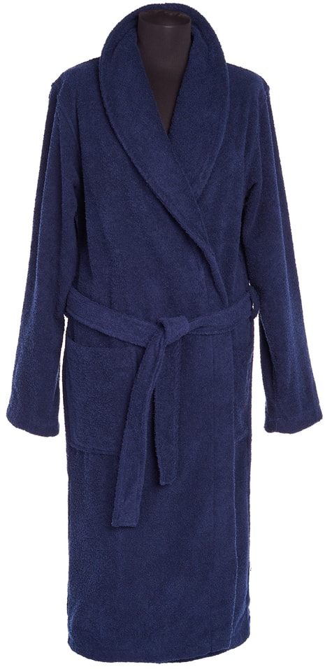 Халат Wellness SPA махровый размер XL синий