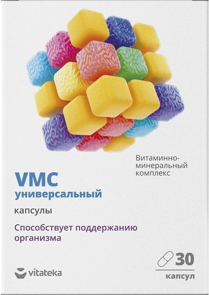 Комплекс Витатека Витаминно-минеральный VMC универсальный 0.764г 30шт