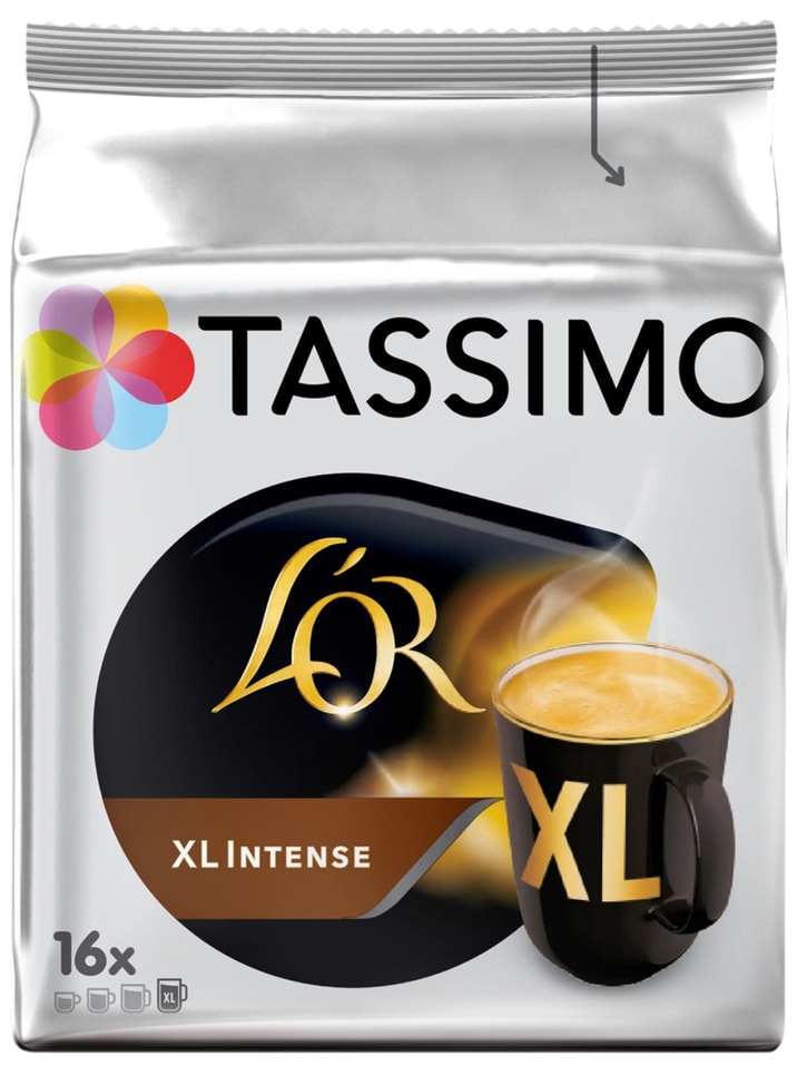 Кофе Tassimo Lor XL Intense Т-диски 16штс доставкой 886₽