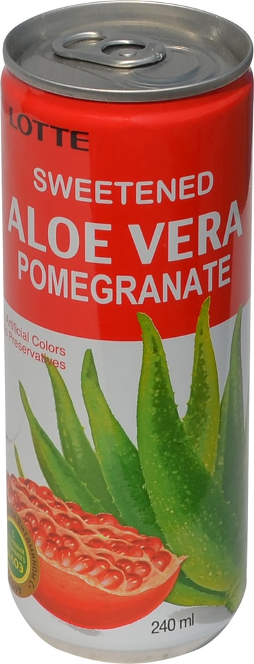 Напиток Lotte Aloe Vera Гранат с мякотью алоэ 240мл